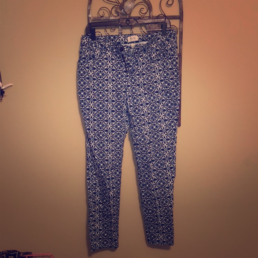 Patterned skinnies